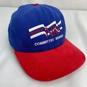 Vintage Snapback Friends of NRA Committee Member Hat Baseball Cap Made in USA